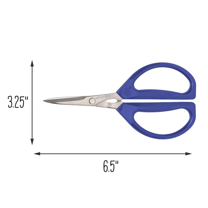 Joyce Chen Original Unlimited Kitchen Scissors All Purpose Dishwasher Safe Kitchen Shears With Comfortable Handles, Blue - Image 2
